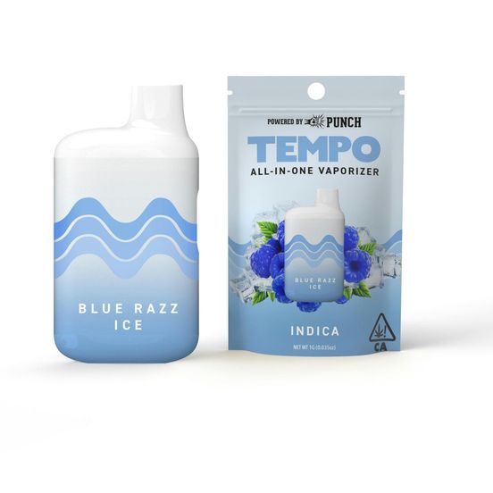 Photograph of product: Blue Razz Ice All in One Vape - 