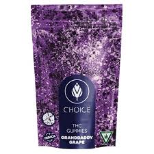 Photograph of product: AU Choice: Grandaddy Grape 200MG Gummie