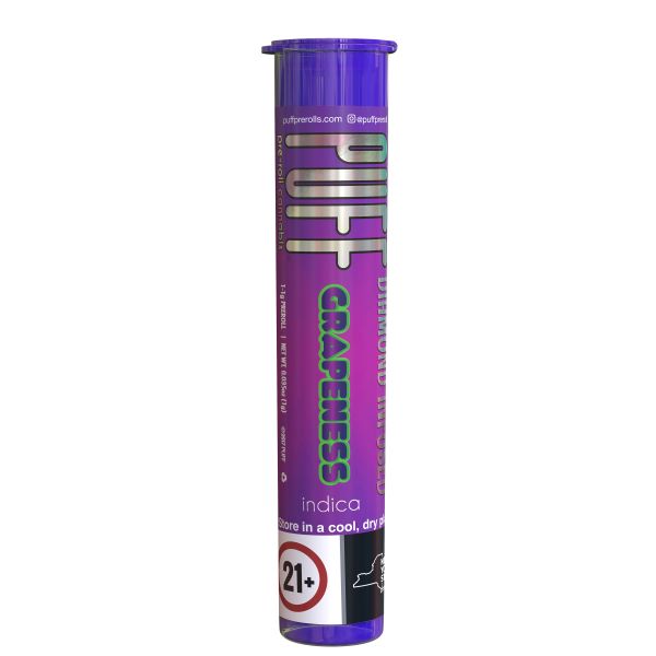 Photograph of product: Grapeness Diamond Infused Pre Roll