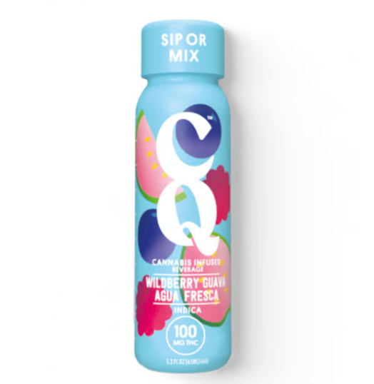 Photograph of product: CQ | Wildberry Guava Agua Fresca | 2.2 oz shot | 100mg