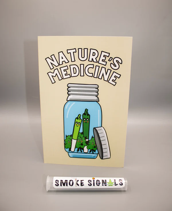 Photograph of product: Greeting Card- Nature's Medicine with Doob Tube