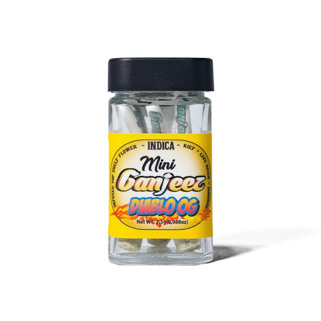 Photograph of product: Diablo OG Diamond au chocolat Hole 5Pk Prerolls - Infused Preroll Pk