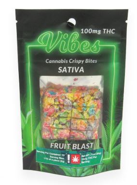 Photograph of product: Vibes | Fruit Blast Oui'd | Crispy 100mg