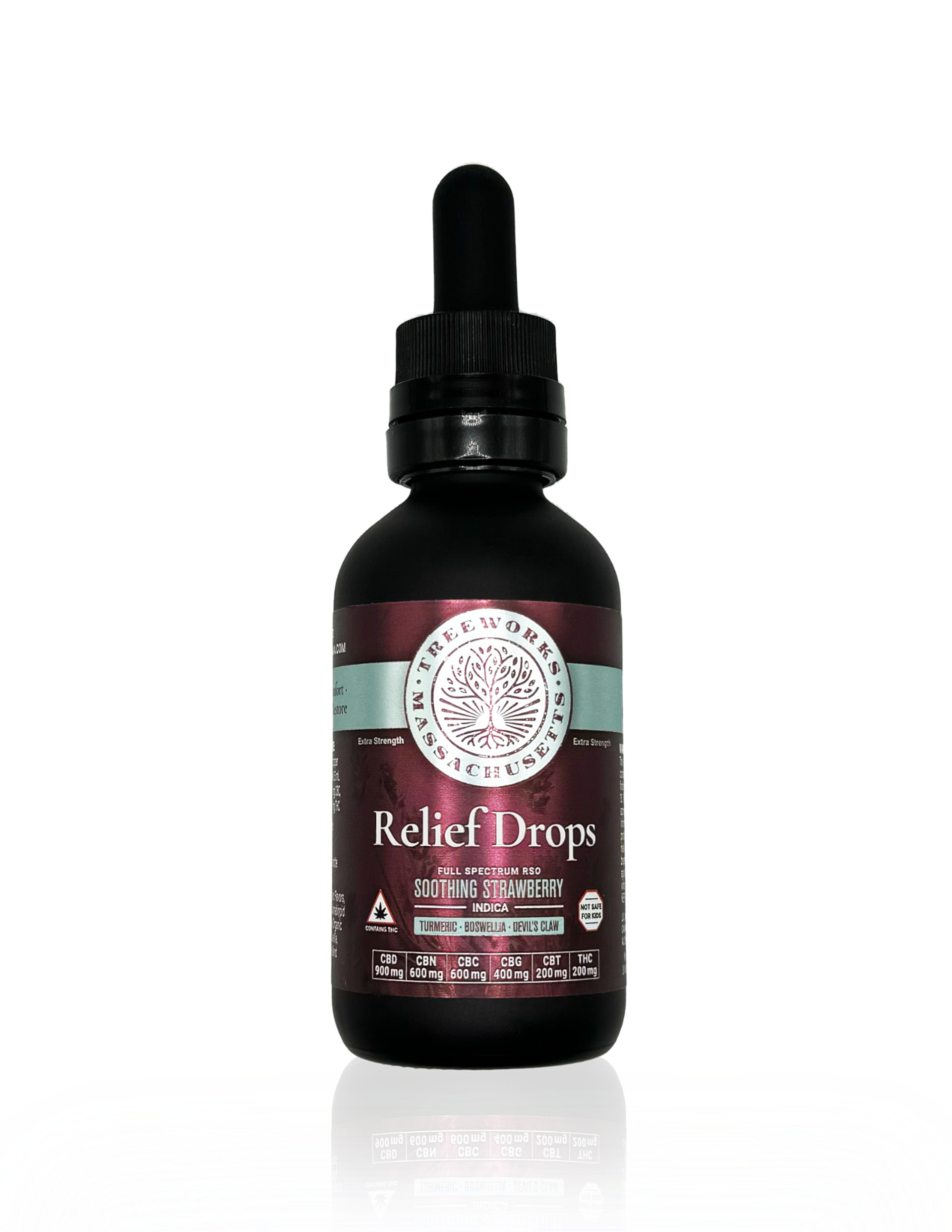 Photograph of product: Treeworks | Relief Drops | Tincture | 60mL