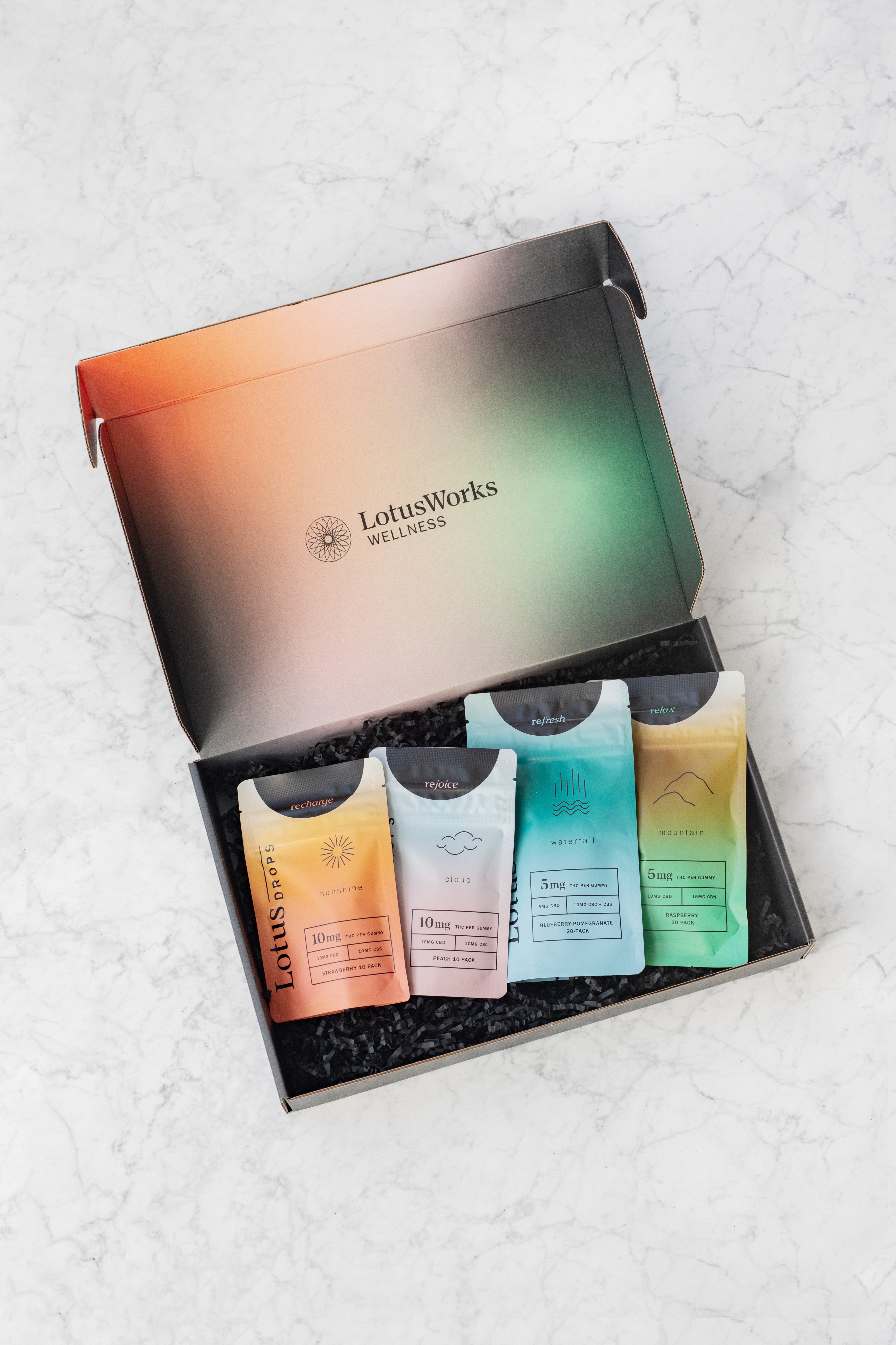 Photograph of product: LotusDrops Gummy Gift Box
