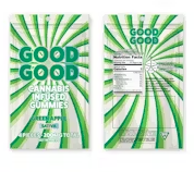 Photograph of product: Good Good Gummies 200mg/4pc  - Green Apple