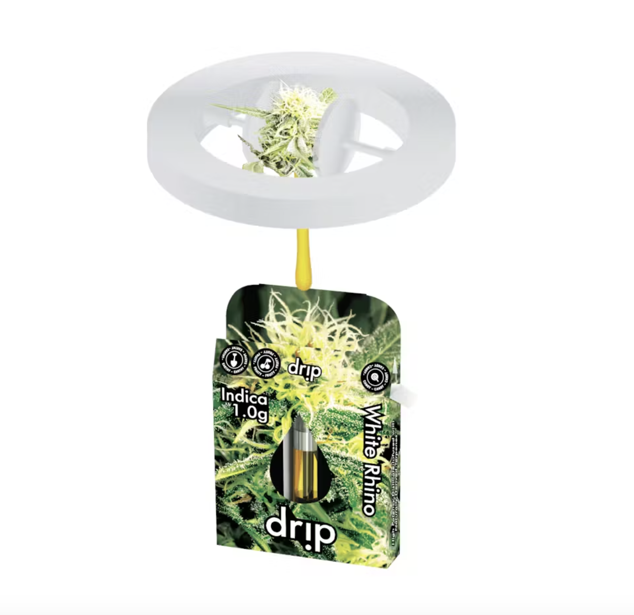 Photograph of product: Drip: White Rhino 1G Cartridge (I)