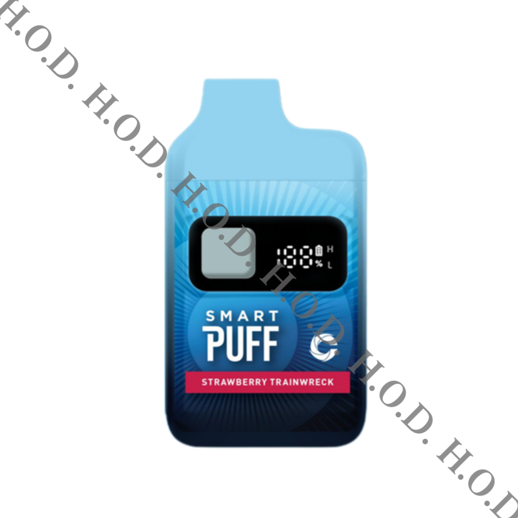 Photograph of product: Cannalicious SmartPuff Strawberry Trainwreck Disposable 1g