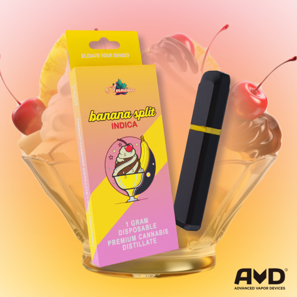 Photograph of product: Amnesia | Banana Split Disposable Cart