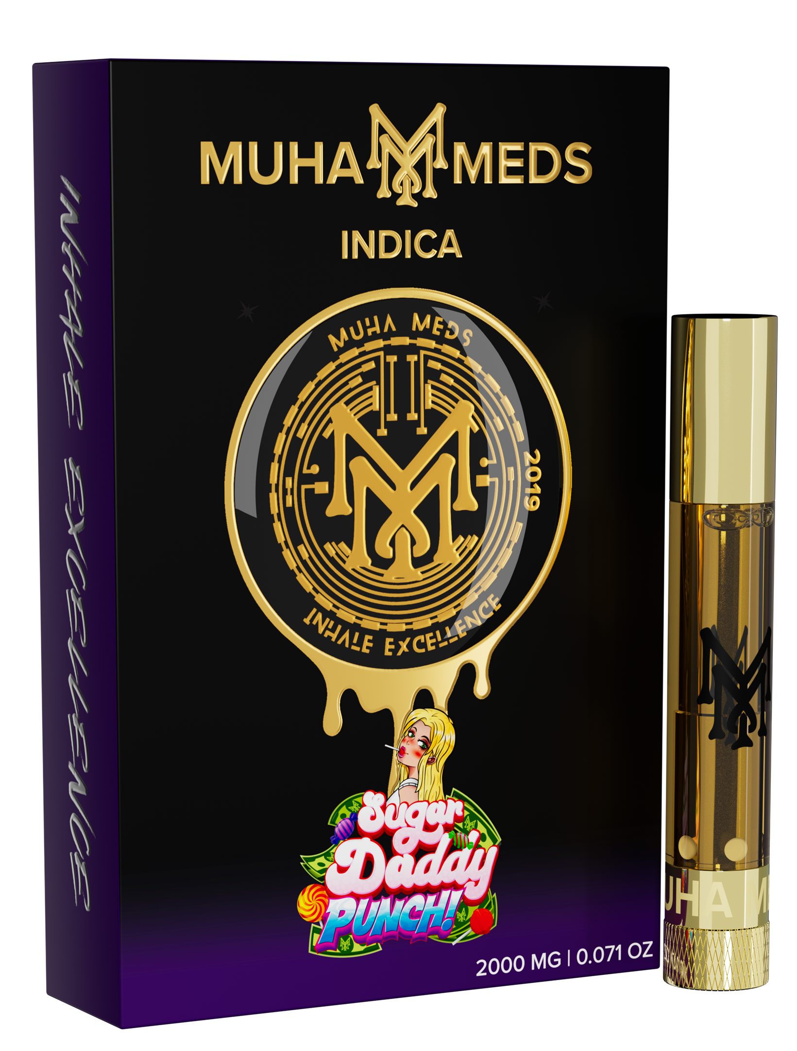 Photograph of product: MuhaMeds | Sugar Daddy Punch 510 Cart