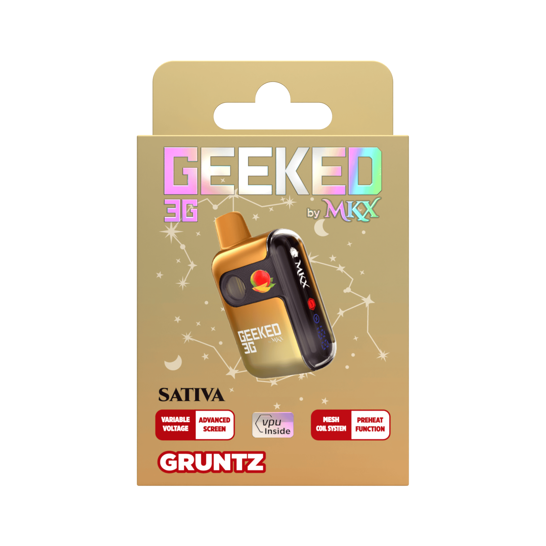 Photograph of product: MKX | Gruntz | Disposable GEEKED