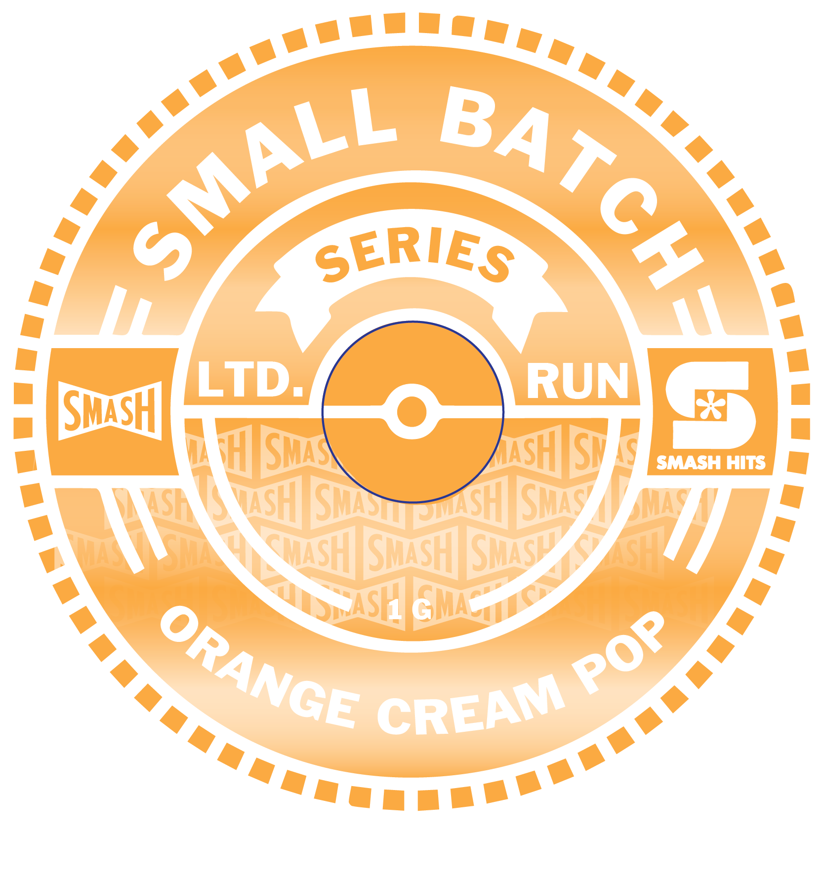 Photograph of product: Orange Cream Pop | 3.5g | Smash Hits