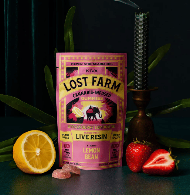 Photograph of product: Strawberry Lemonade (Super Lemon Haze) 100mg Gummies - 