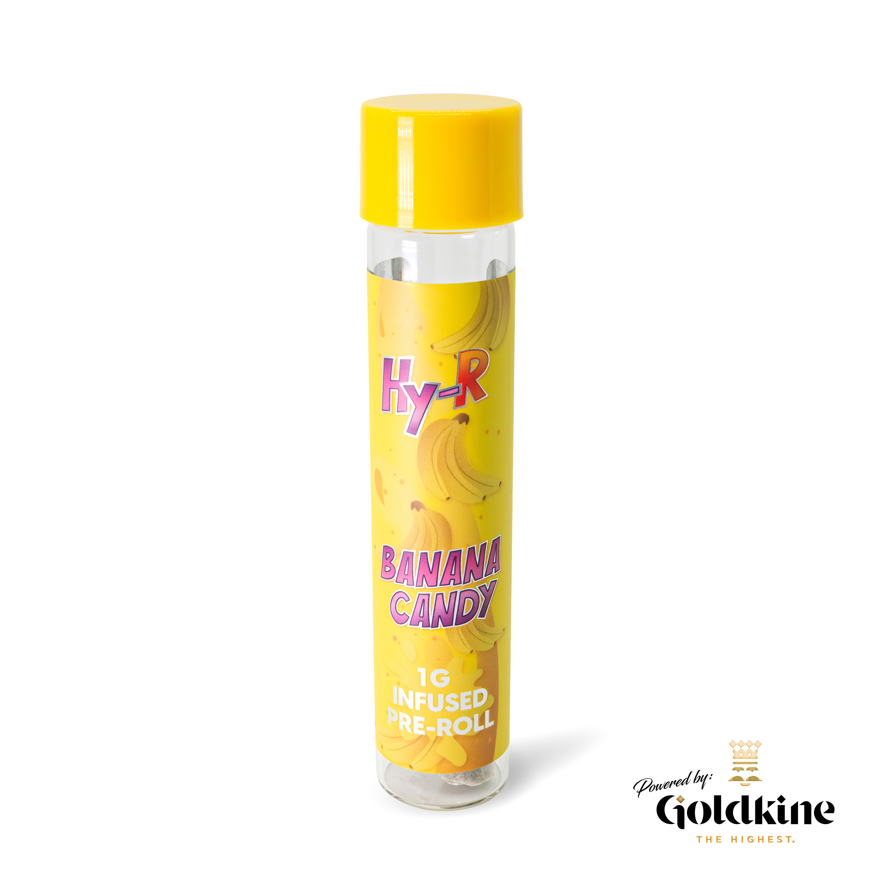 Photograph of product: HY-R | Banana Candy | Infused Pre-Roll | 1g