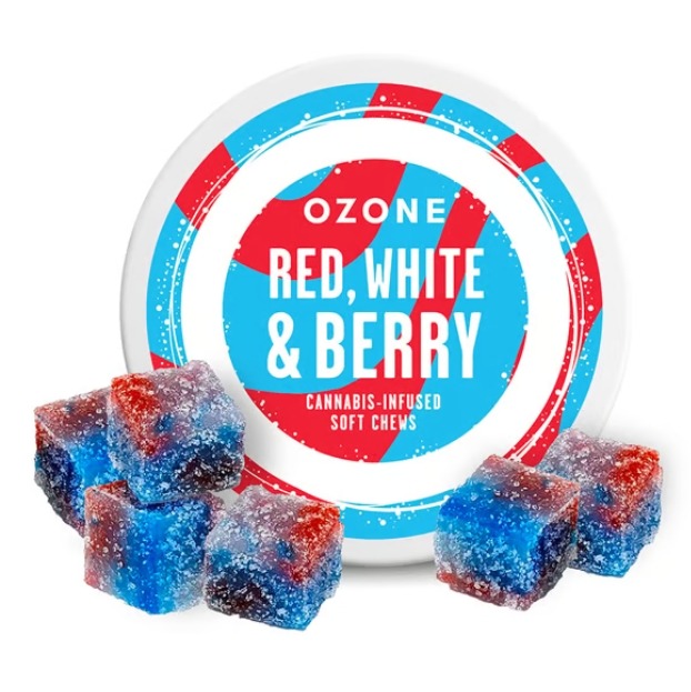 Photograph of product: Red, White, and Berry 10pk Soft Chews