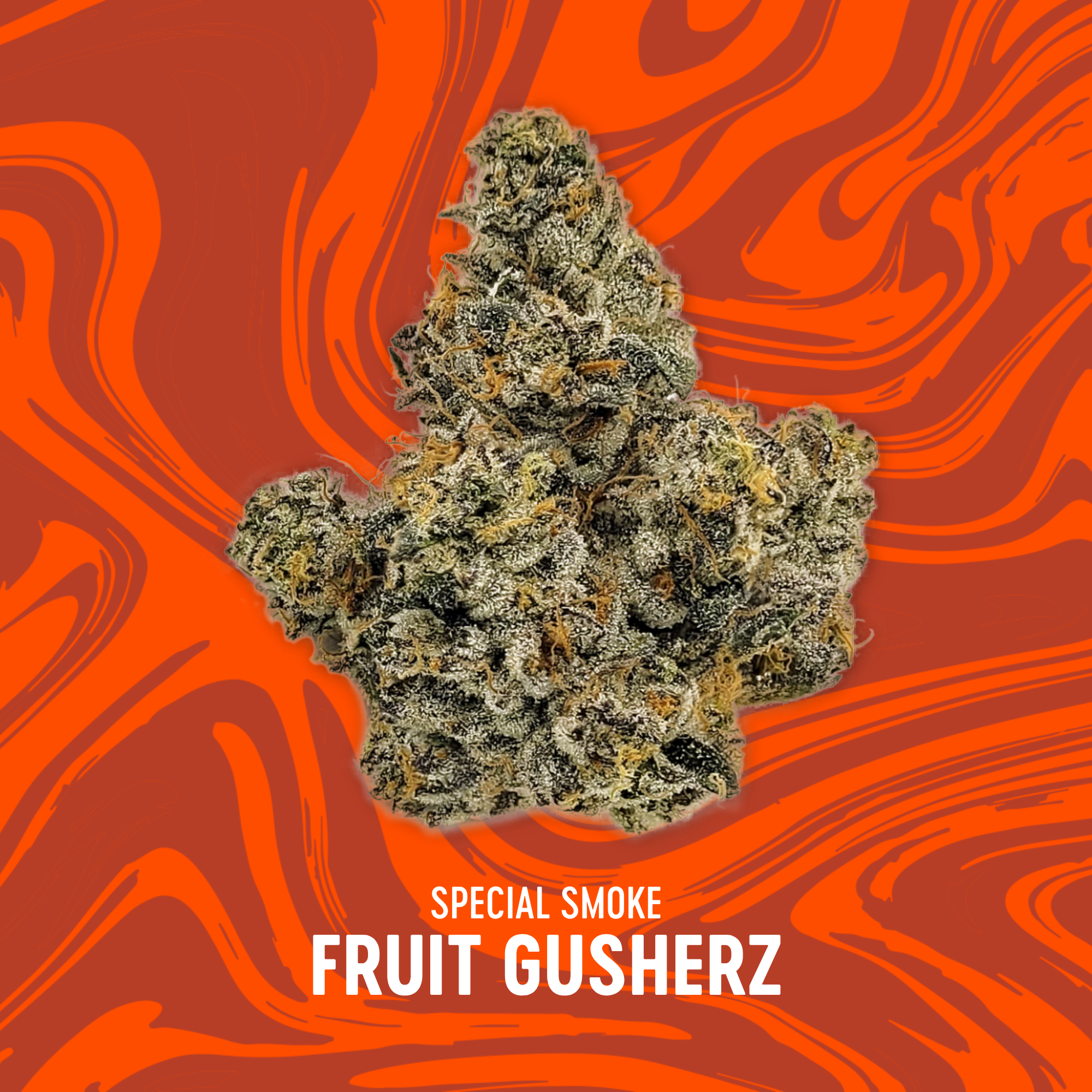 Photograph of product: Vivid - Special Smoke - Fruit Gusherz - Deli Flower - 84g