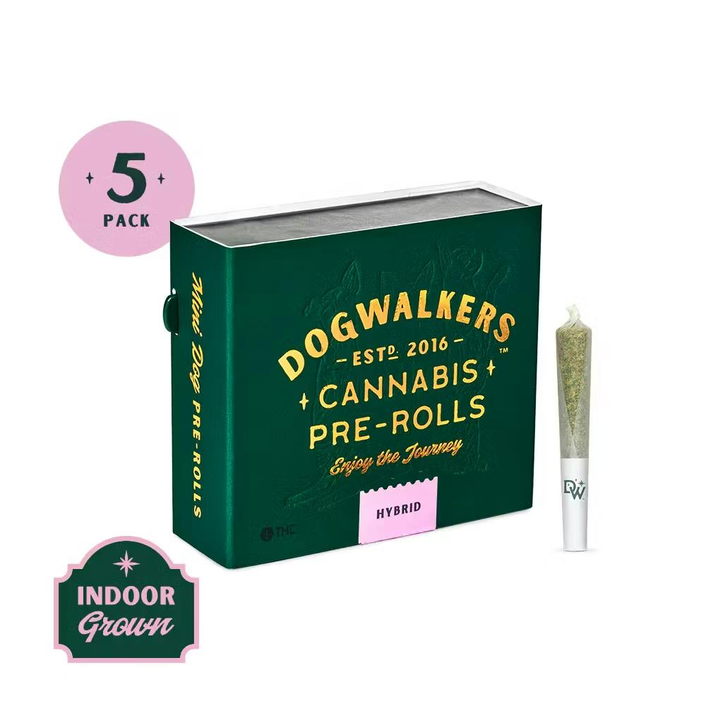 Photograph of product: Dogwalkers - Chem n' Cookies - 5pk x 0.35g Prerolls