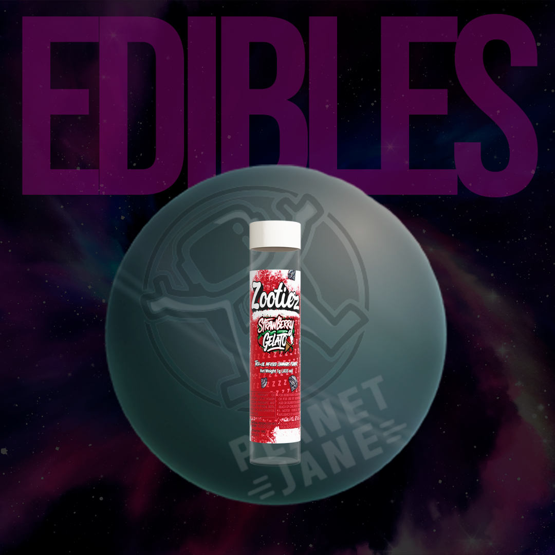 Photograph of product: Zootiez - 1g Infused Preroll - Strawberry Gelato