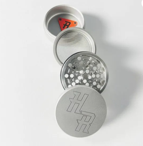 Photograph of product: 2.5" 4-piece Stainless Steel Grinder - Made in the USA