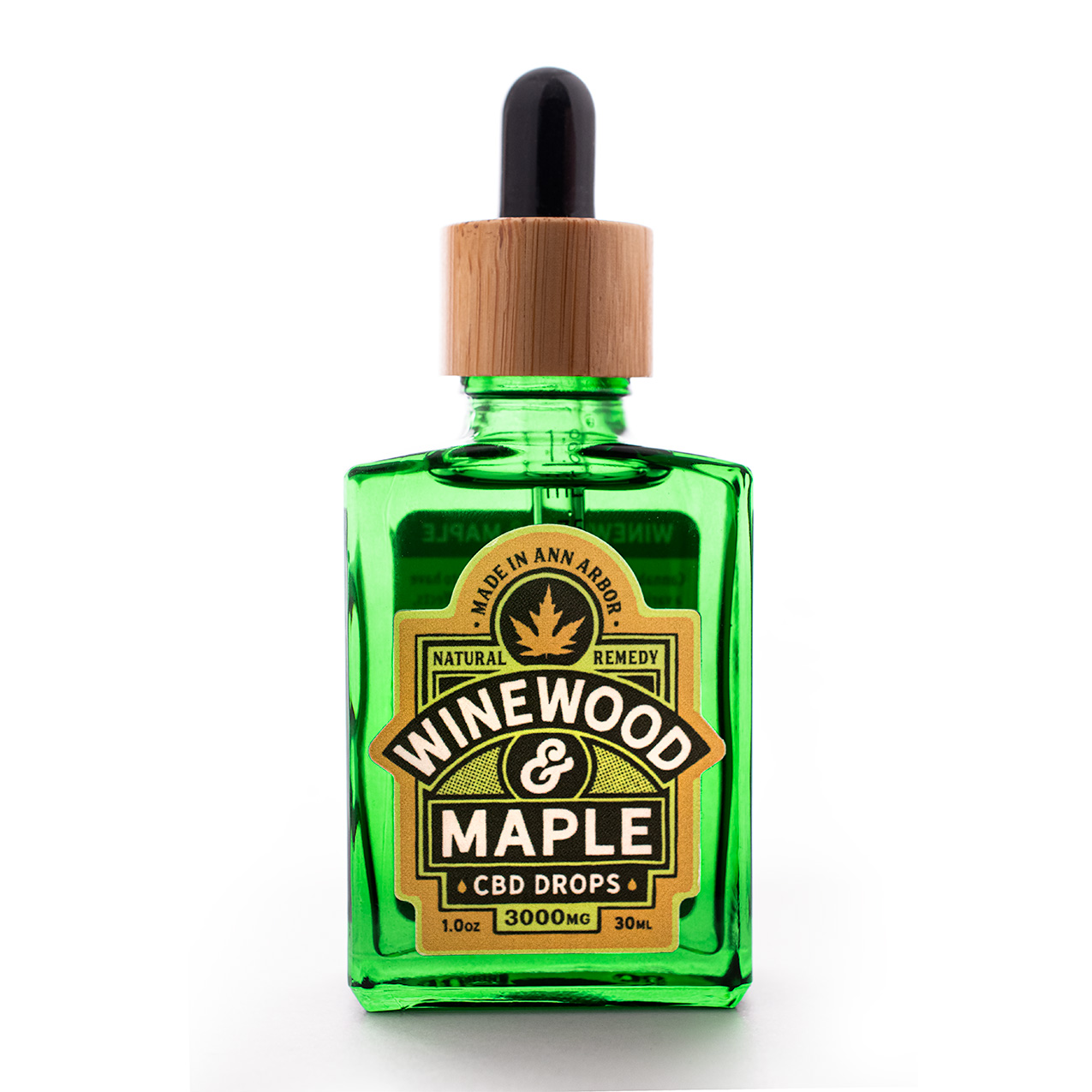 Photograph of product: CBD Drops | Winewood & Maple - 3000mg