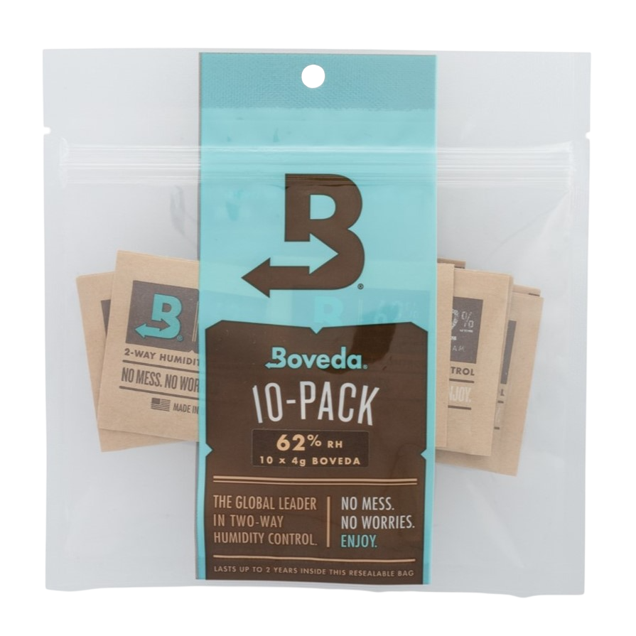 Photograph of product: Boveda Pack - 62% - 4 Gram Square 10 Pack