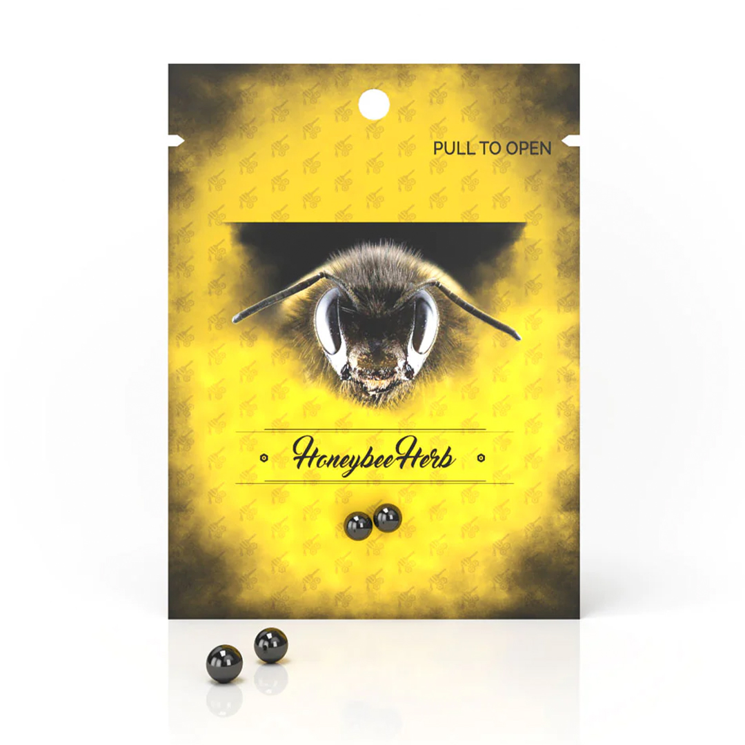 Photograph of product: Honeybee Herb | Graphite Terp Pearls | 6mm