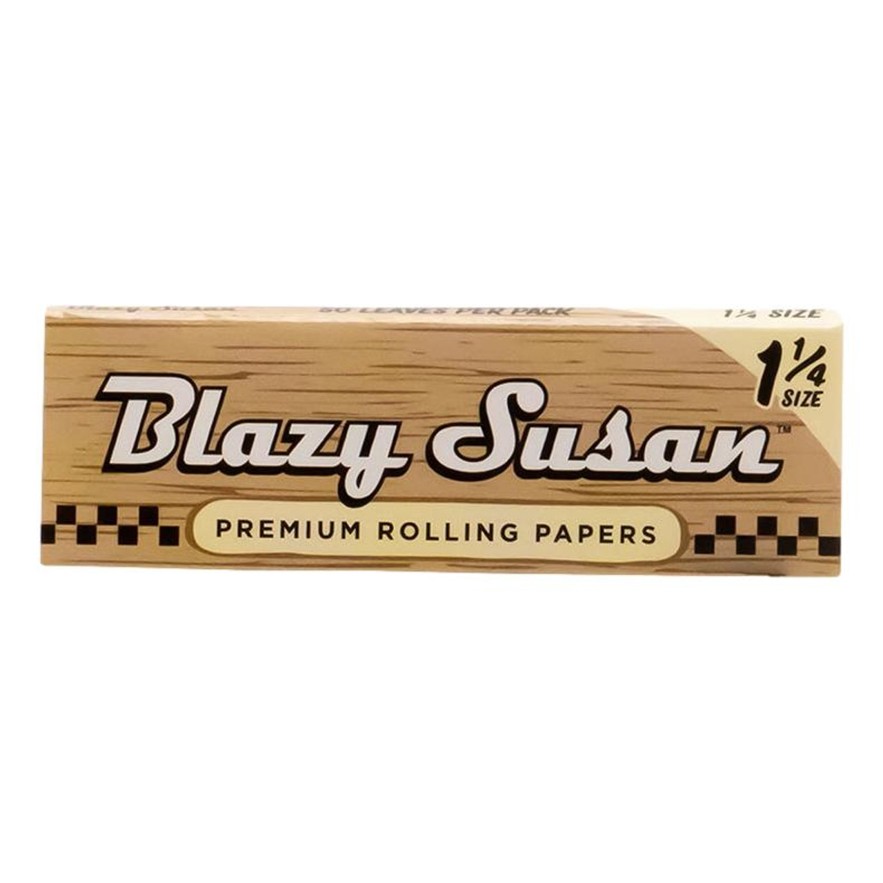 Photograph of product: Blazy Susan Unbleached Rolling Papers 1 " 50pk