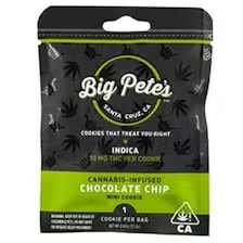 Photograph of product: Big Pete's - 20MG Cookie - Chocolate Chip Oui'd