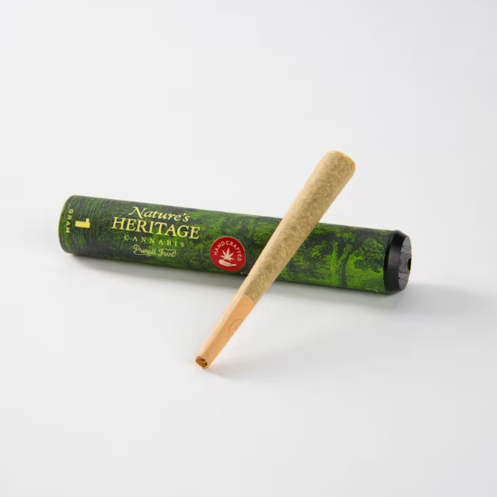 Photograph of product: Orange Chemeleon Pre-Roll 1g