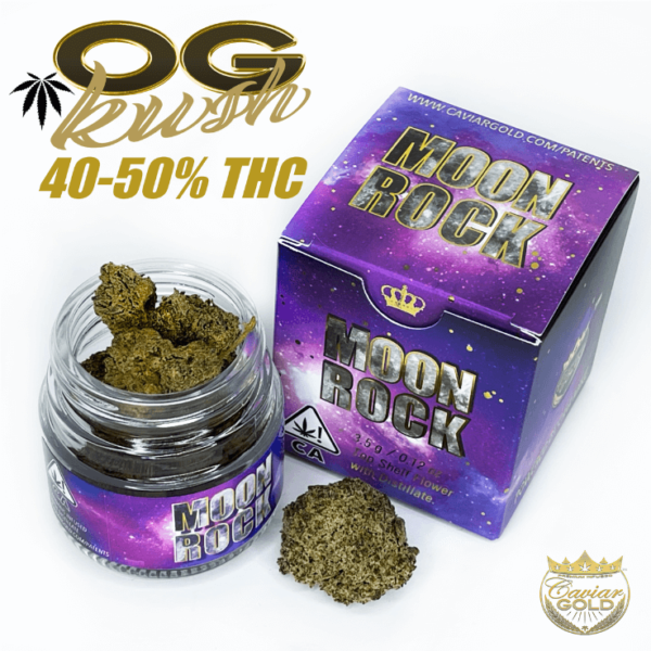 Photograph of product: Caviar Gold Original Gangsta Kush Moonrock 3.5G