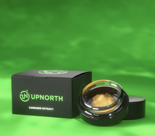 Photograph of product: UpNorth - Live Resin Budder - Durban Poison (1G)