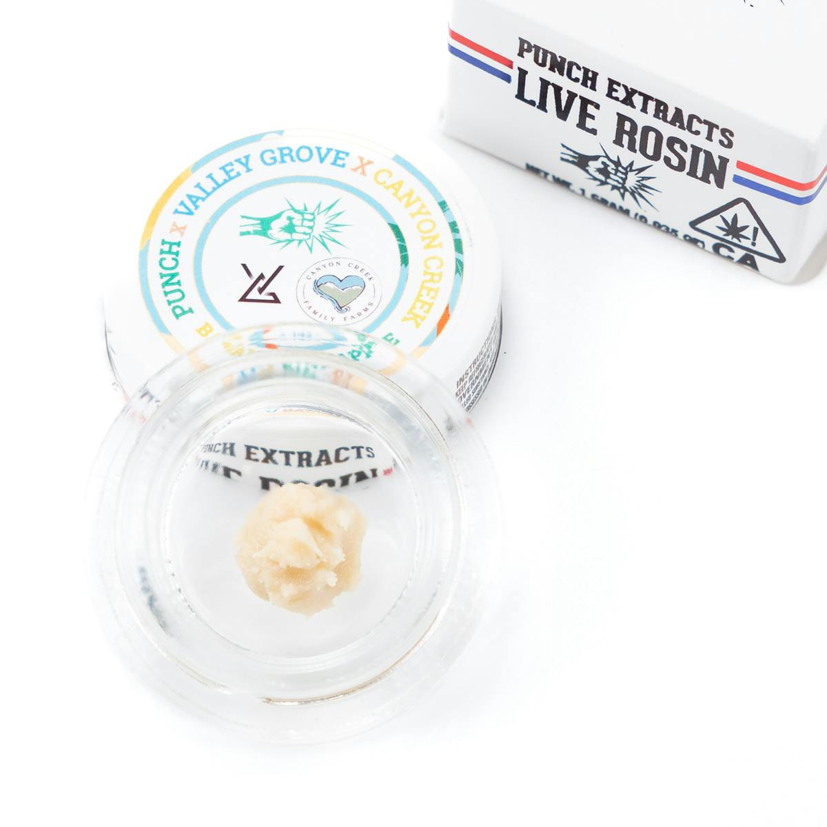 Photograph of product: BANANA PINEAPPLE ACAI 1G LIVE ROSIN BADDER TIER 1