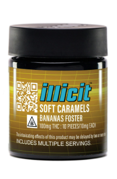 Photograph of product: Banana Fosters Soft Caramel - 10pk/100mg