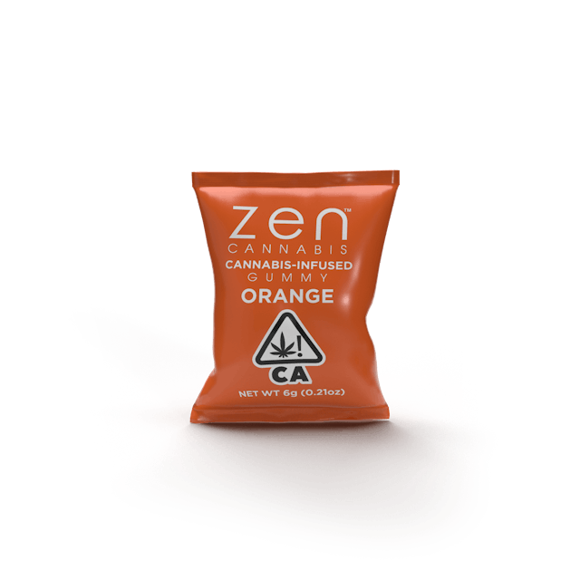 Photograph of product: Orange 1:10 TH-oui:CBD Gummies - 