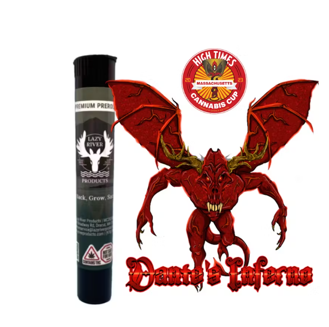 Photograph of product: Dante's Inferno #8 Pre-Roll