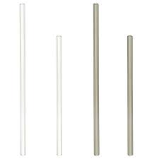 Photograph of product: B6 | Clear Borosilicate Straw w/ Dot