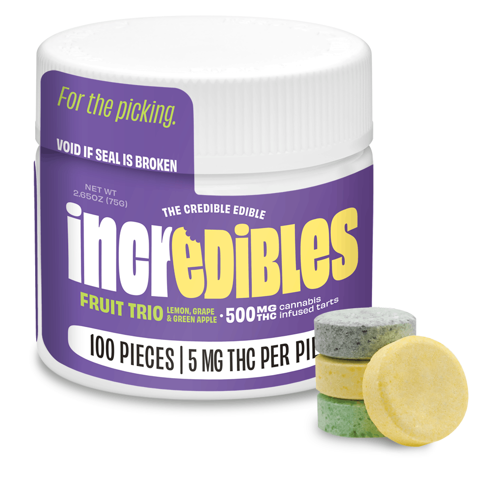 Photograph of product: Incredibles - Fruit Tarts 100pcs 75g nwt. 500mg