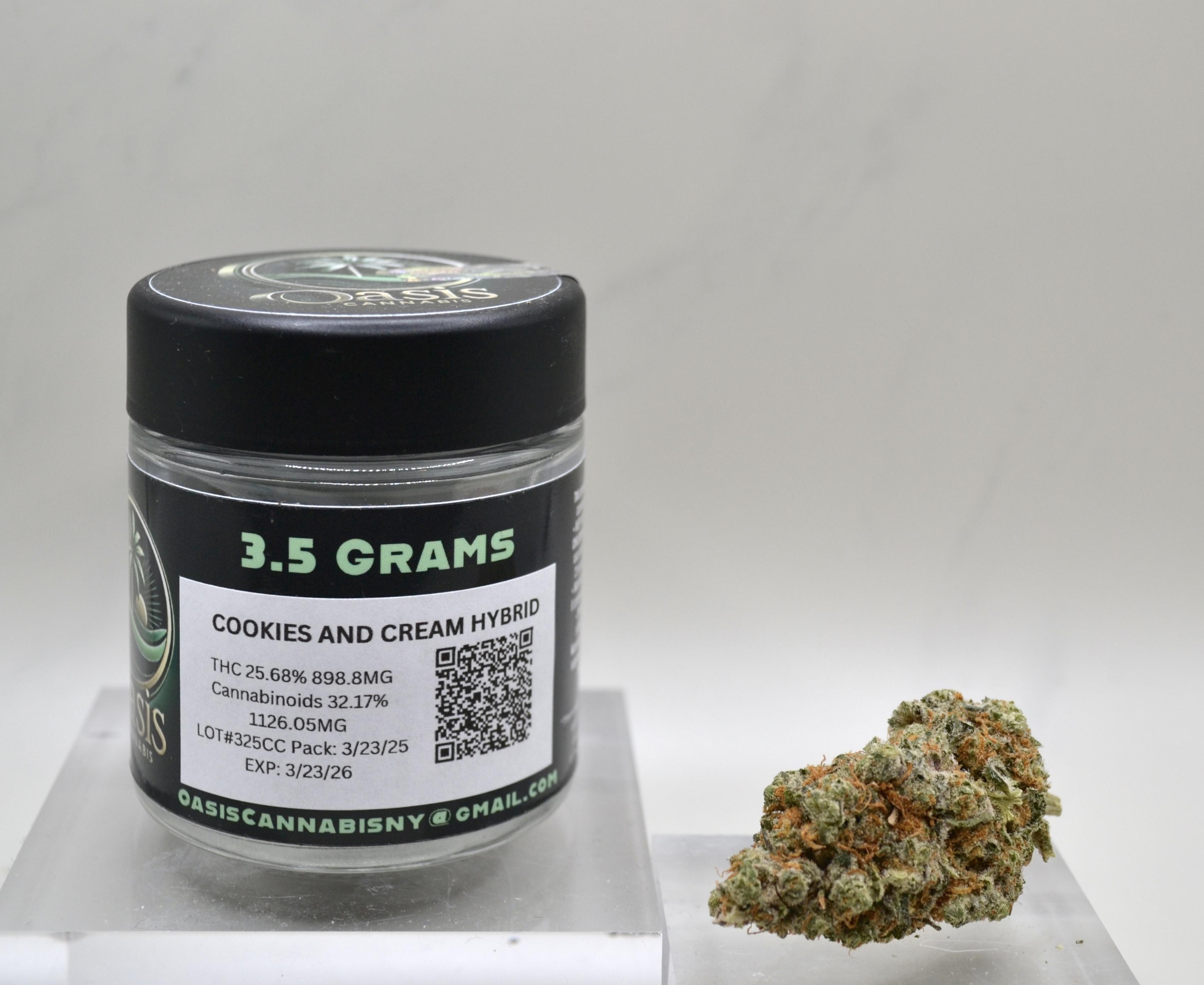 Photograph of product: Oasis Oui'd - Cookies & Cream - 3.5g