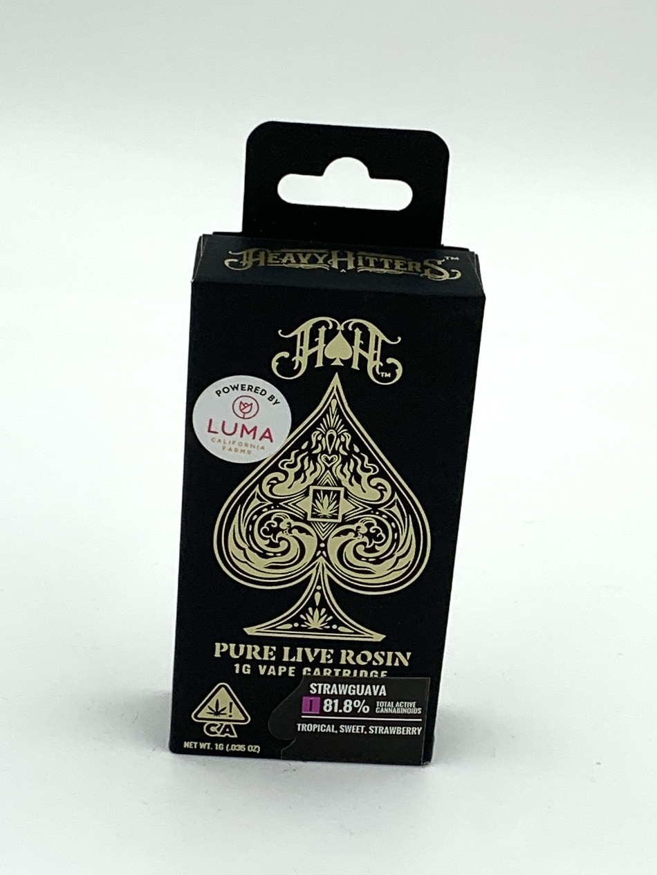 Photograph of product: Strawguava 1g Pure Live Rosin By Heavy Hitters