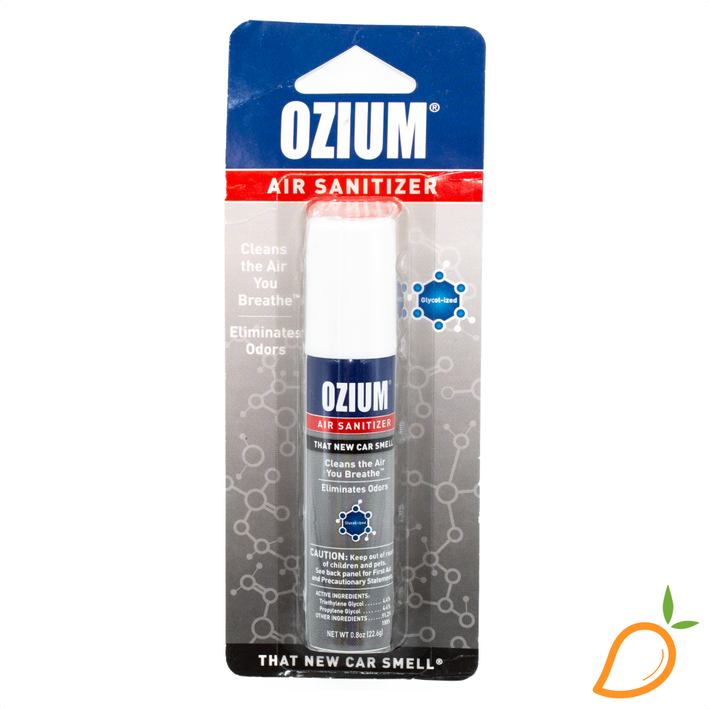 Photograph of product: 0.8oz New Car Air Sanitizer Spray Ozium