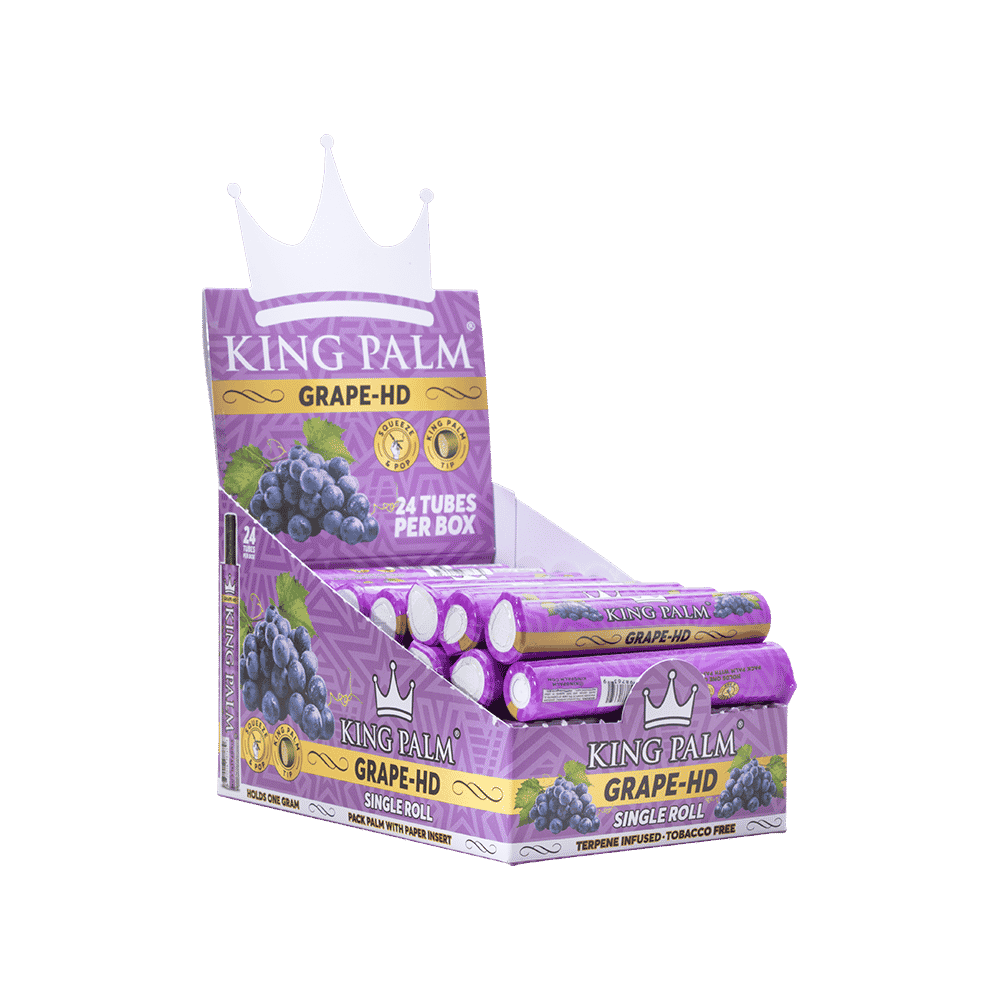 Photograph of product: King Palm | Mini Roll [1pk] | Grape