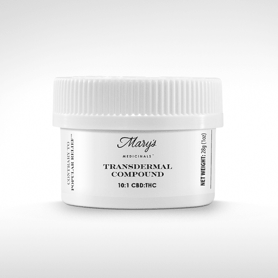 Photograph of product: Mary's Medicinals Topical Transdermal Compound Large 10:1 300mg/30mg - 