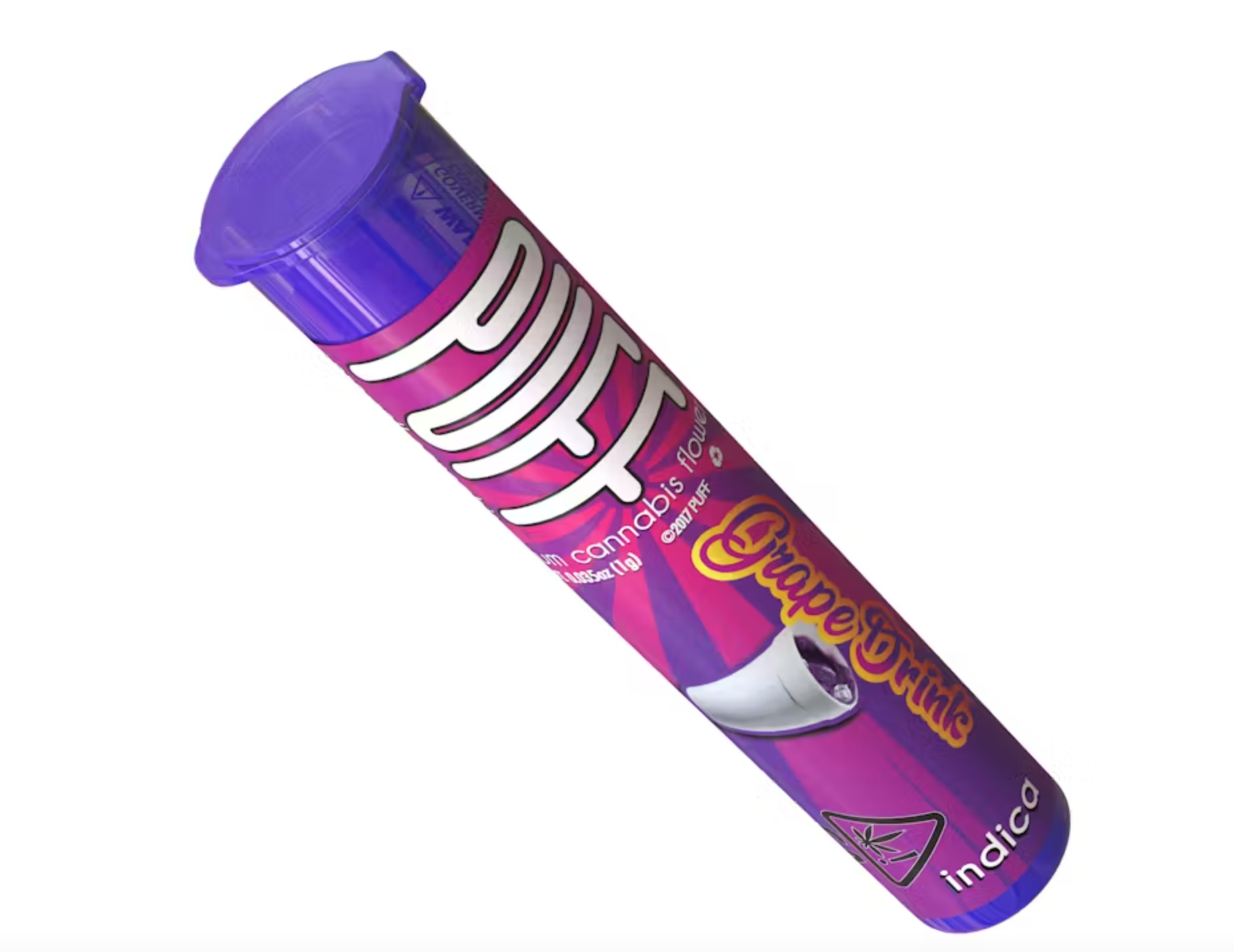 Photograph of product: Puff - Preroll - 1g - Grape Drink - Oui'd
