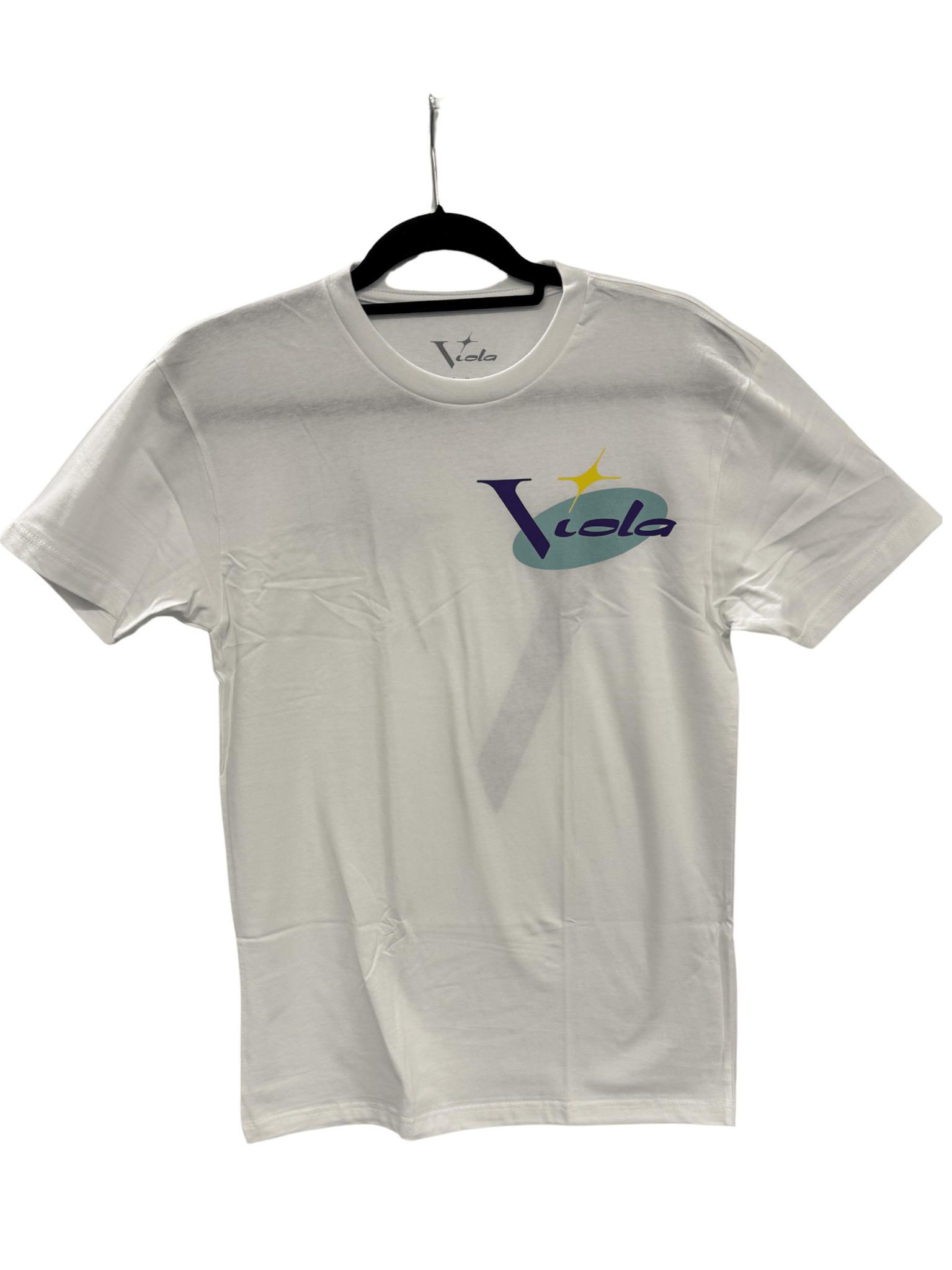 Photograph of product: T-Shirt | Retro V  | White