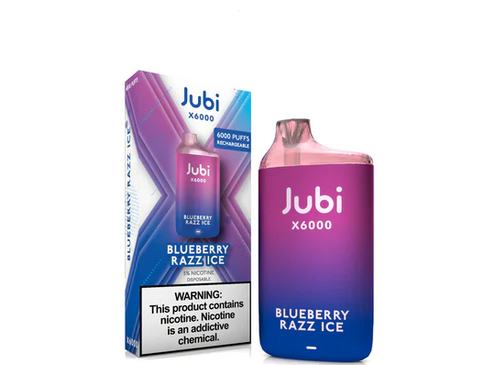 Photograph of product: Jubi 6000 - Blueberry Razz Ice