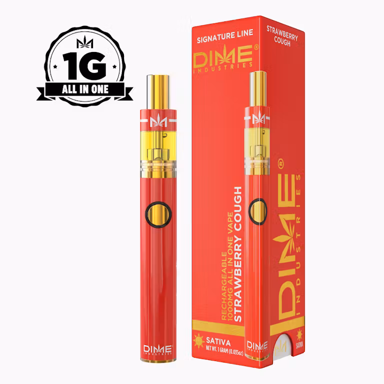 Photograph of product: Strawberry Cough [S] Signature AIO | DIME Industries