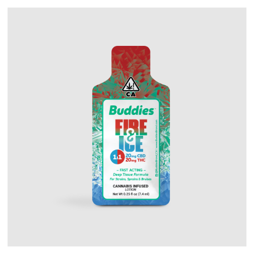 Photograph of product: Fire & Ice Topical .25oz Trial Size CBD/TH-oui 1:1 Ratio