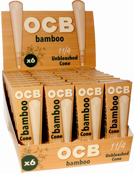 Photograph of product: OCB Bamboo Cone 1-1/4 6pk