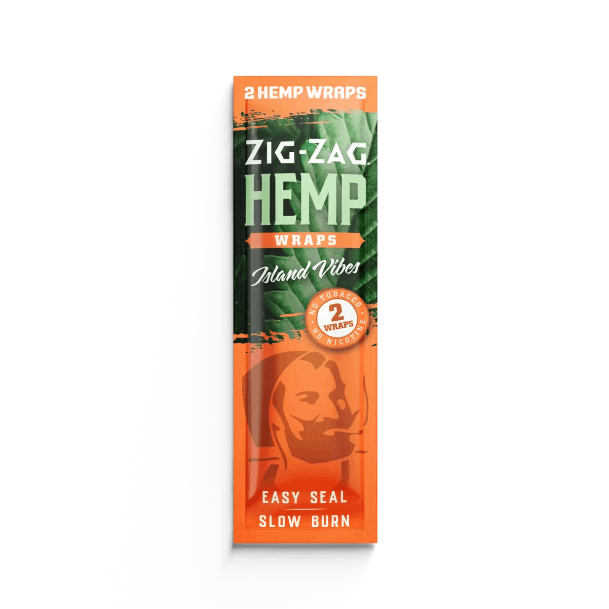 Photograph of product: Zig Zag Hemp Wraps 2pk - Island Vibes