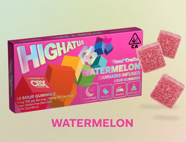 Photograph of product: 10PK Watermelon Sour Gummies - 